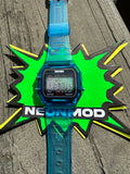 Holographic Digital Watch Star Field - Blue Transparent Jelly Watch - SKMEI Glitter Holo Mod