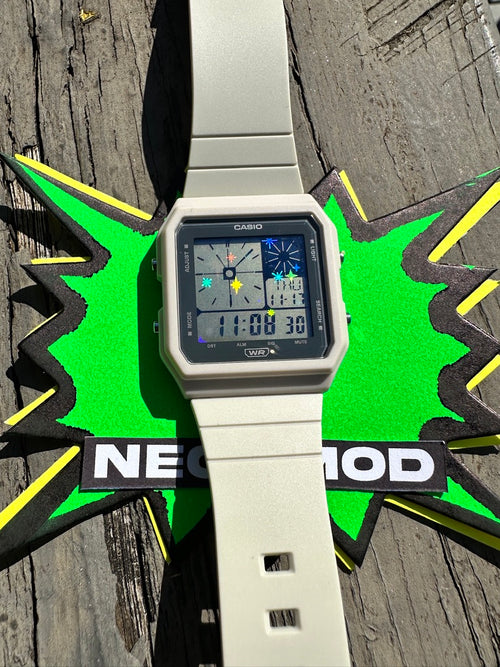 Casio POP Star Burst Holographic Display Mod - Holo Watch