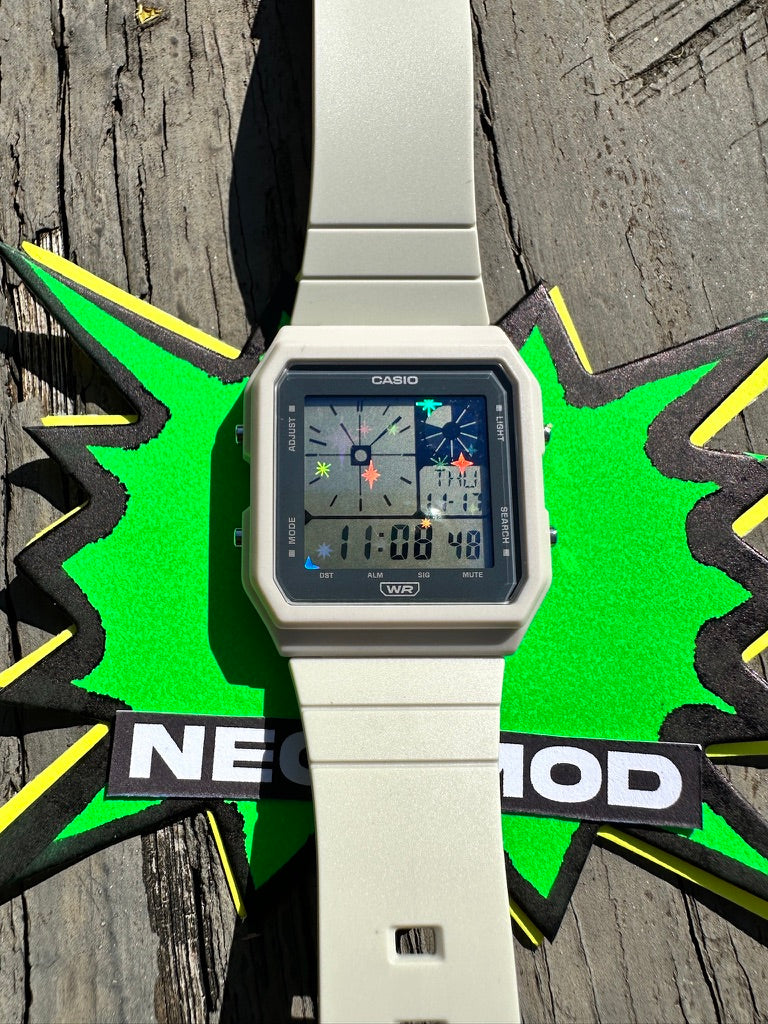 Casio POP Star Burst Holographic Display Mod - Holo Watch