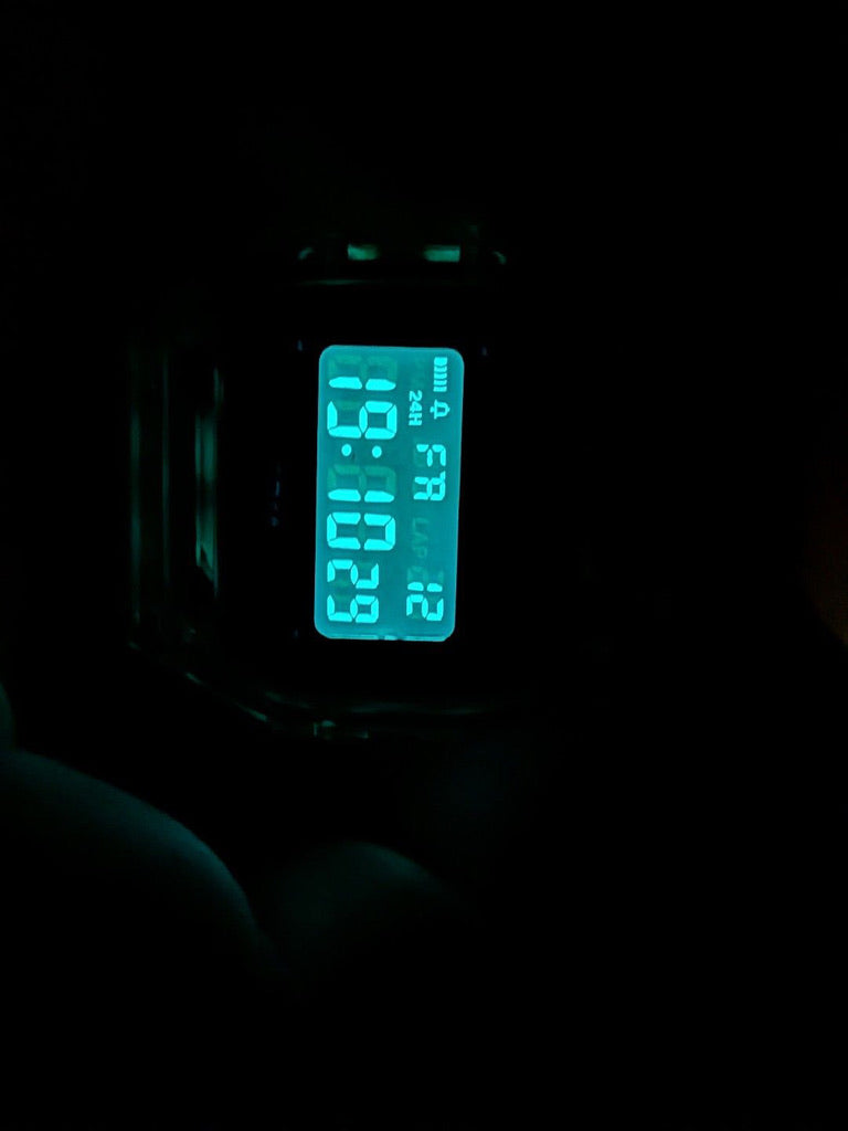 Holographic Star Field Digital Watch - Transparent Clear Jelly Mod Holo Watch