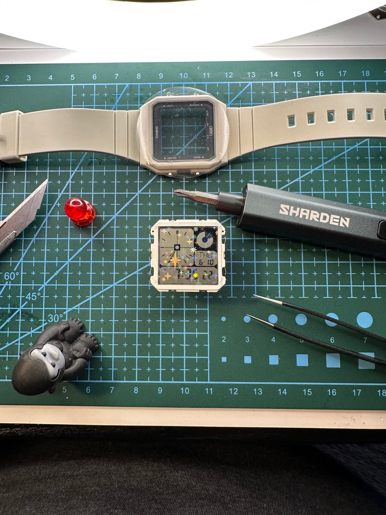 Casio POP Star Burst Holographic Display Mod - Holo Watch