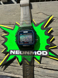 Black Holo Watch - Rainbow Holographic Star Field - Clear Jelly SKMEI Digital Watch